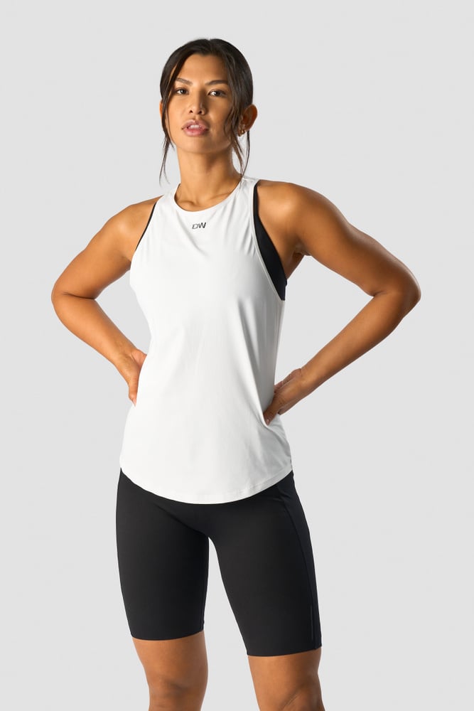 charge tank top wmn white