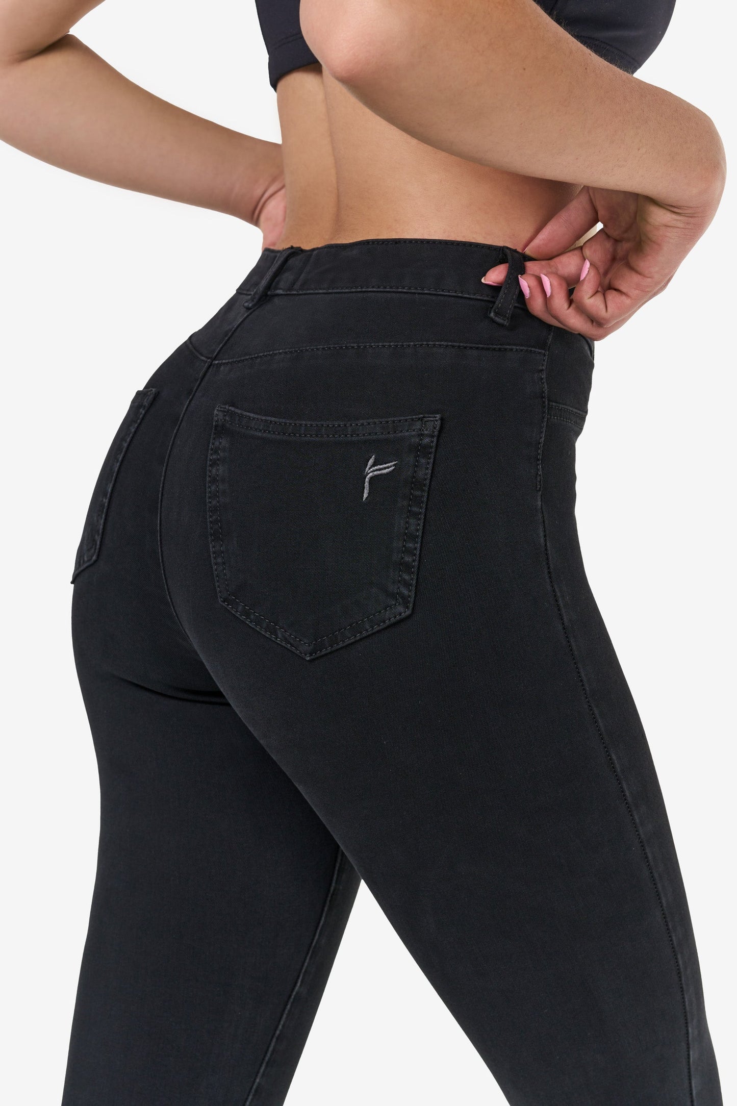 Grey 4FLEX Jeans - for dame - Famme - Jeans
